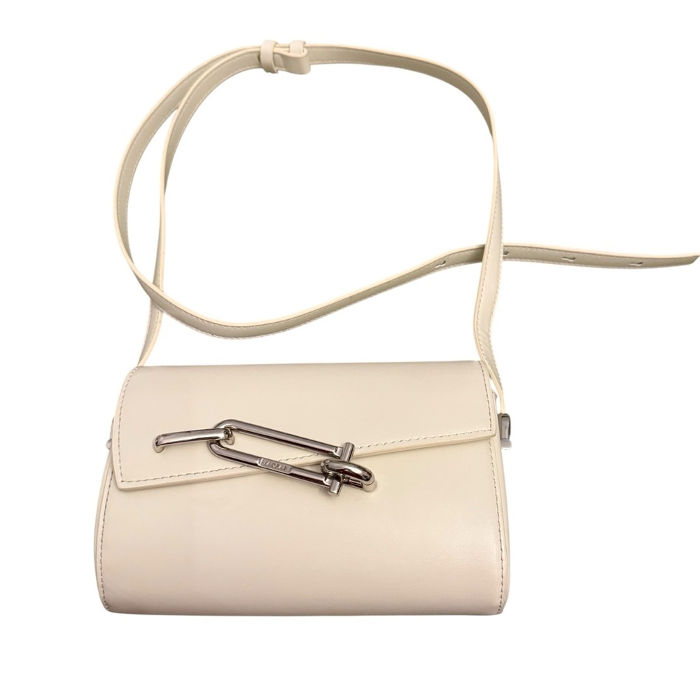 TAD FAB Box Midi White Crossbody Bag - Picture 3 of 8